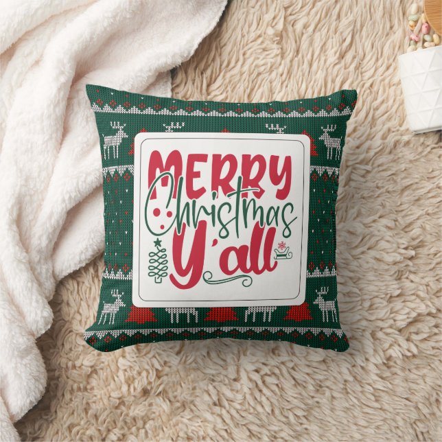 Minimalist Christmas holiday Cushion (Blanket)