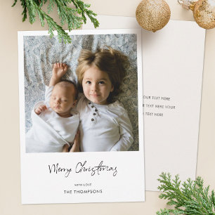 Minimalist Christmas Photo Card
