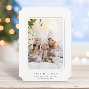 Minimalist Christmas Photo Holiday Card