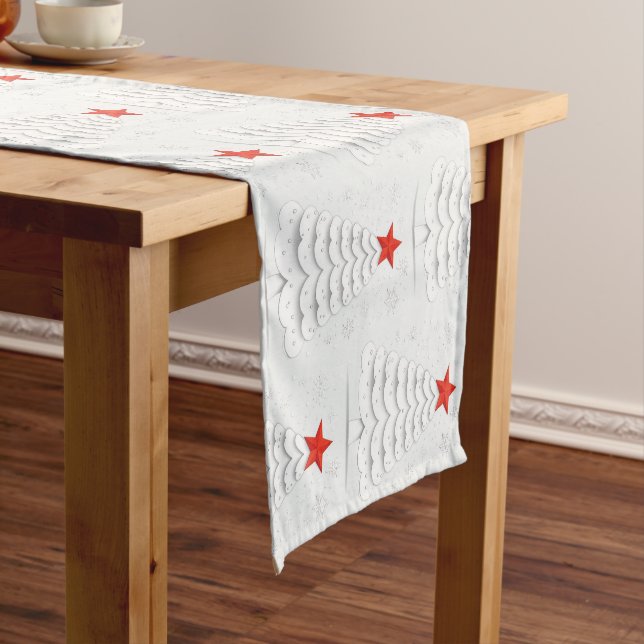 Minimalist Christmas Short Table Runner (In Situ)