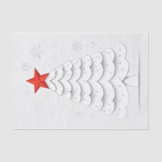 Minimalist Christmas Tissue Paper (Front)