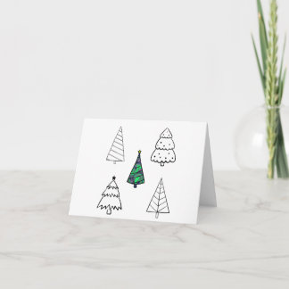 Minimalist Christmas Tree  Card