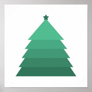 Minimalist Christmas Tree Poster