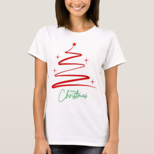 Minimalist Christmas Tree T-Shirt