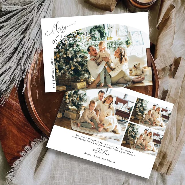 Minimalist Christmas with Photo Card (Creator Uploaded)