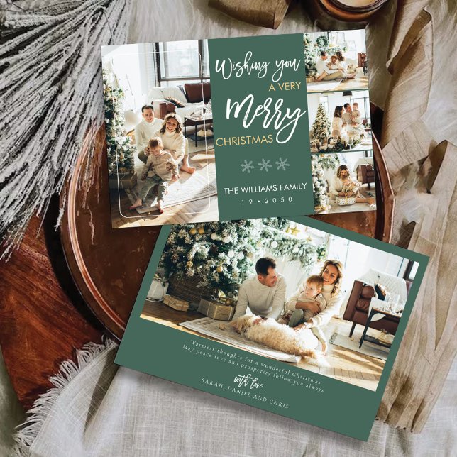 Minimalist Christmas with Photo Card (Creator Uploaded)