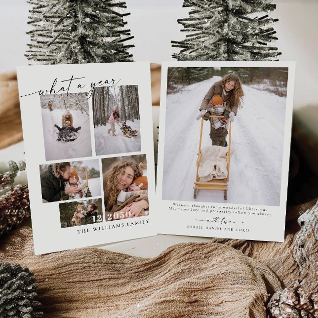 Minimalist Christmas with Photo Card (Creator Uploaded)