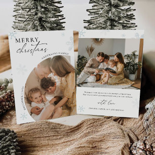 Minimalist Christmas with Photo Card