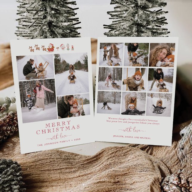 Minimalist Christmas with Photo Card (Creator Uploaded)