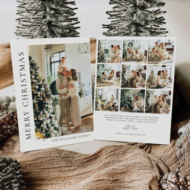 Minimalist Christmas with Photo Card (Creator Uploaded)