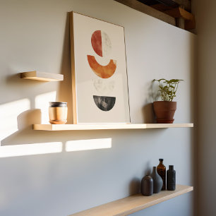 Minimalist Circle Abstract Boho  Poster
