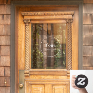 Minimalist Circle Business Name Branding