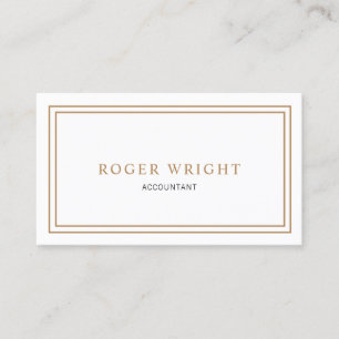 Minimalist Classic Business Card