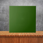 Minimalist Classic Green Solid Colour #245501 Ceramic Tile<br><div class="desc">Minimalist Classic  Christmas Green Solid Colour #245501</div>