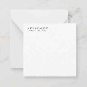 Minimalist Classical Plain Professional Card