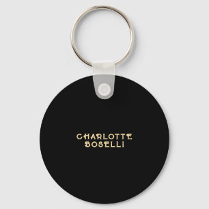 Minimalist Classical Professional Black Gold Colou Key Ring