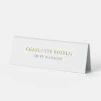Minimalist Classical Professional Gold Colour