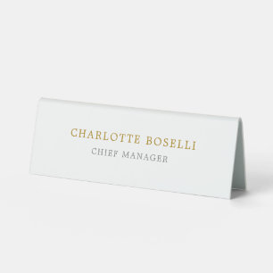 Minimalist Classical Professional Gold Colour