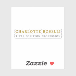 Minimalist Classical Professional Gold Colour
