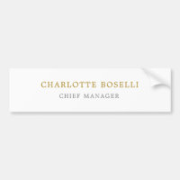 Minimalist Classical Professional Gold Colour