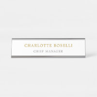 Minimalist Classical Professional Gold Colour