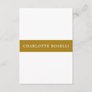 Minimalist Classical Professional Gold Colour Enclosure Card