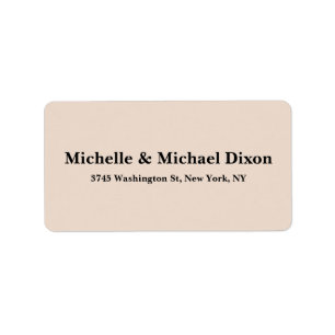 Minimalist Classical Stylish Elegant Label