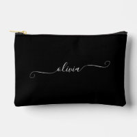 Minimalist Classy Chic Personalised Black White