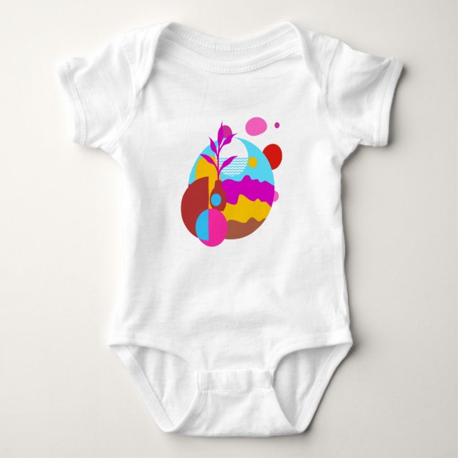 Minimalist Clean ADVcreators Article35 Baby Bodysuit (Front)