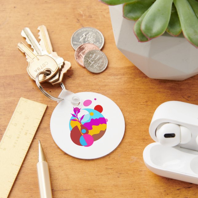 Minimalist Clean ADVcreators Article35 Key Ring (Desk)