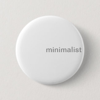 Minimalist Clean Crisp White and Grey Button
