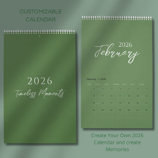 Minimalist Clean Design Calendar
