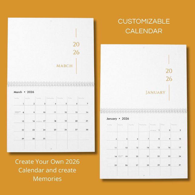 Minimalist Clean Design Calendar (Creator Uploaded)