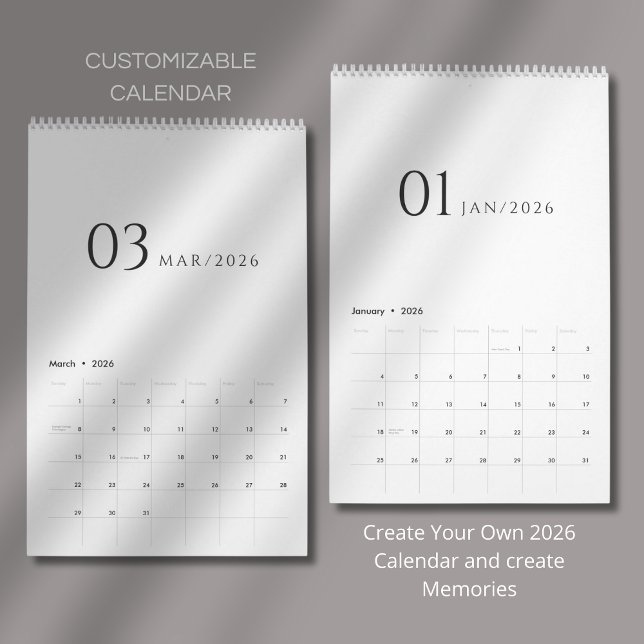 Minimalist Clean Design Calendar (Creator Uploaded)