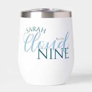 Minimalist Cloud nine modern script bridal shower