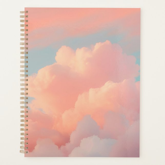 Minimalist Cloud simple stylish modaern Planner (Front)