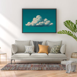 Minimalist Cloud Wall Art for Serene Home Spaces