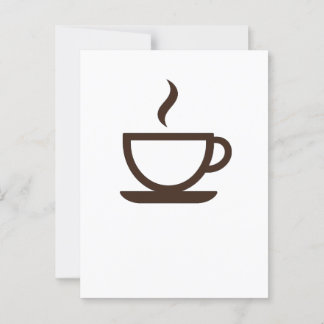 ☕ Minimalist Coffee Cup – Barista & Café Vibes Postcard