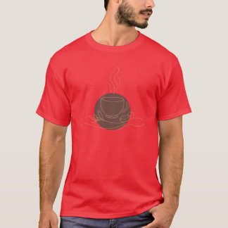 Minimalist Coffee Line Art coffee lover T-Shirt
