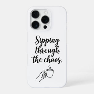Minimalist Coffee Quote iPhone Case