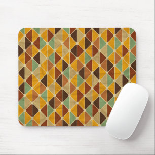 Minimalist Colorful Geometry–Fresh Stylish Pattern Mouse Pad