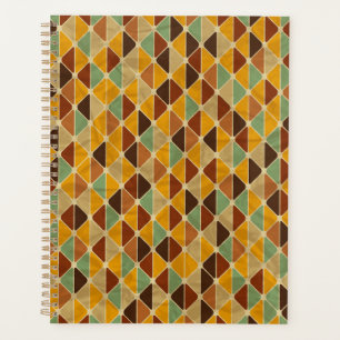Minimalist Colorful Geometry–Fresh Stylish Pattern Planner