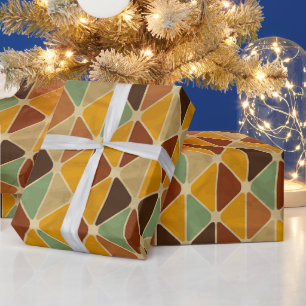 Minimalist Colorful Geometry–Fresh Stylish Pattern Wrapping Paper