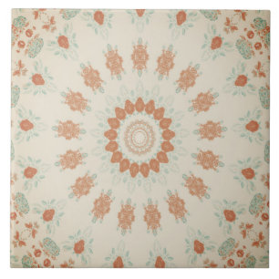 Minimalist Colourful Abstract Art Ceramic Tile