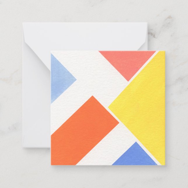 Minimalist Colours Card (Front)