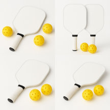 Minimalist Comfortable Pickleball Paddles for Play