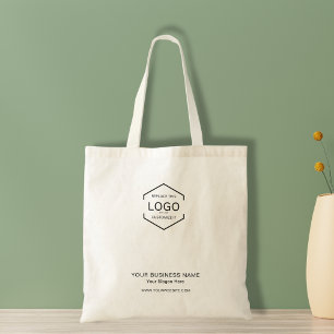 Minimalist Company Advertising Business Logo Tote Bag