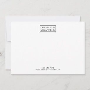 Minimalist Company Logo Business Branding Contact  Card