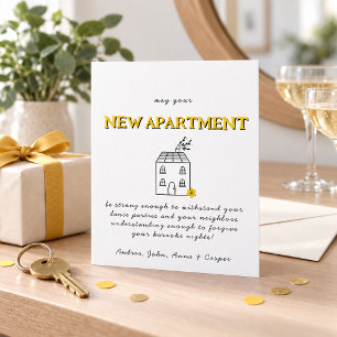 MINIMALIST Congrats On Your New Apartment Holiday Card
