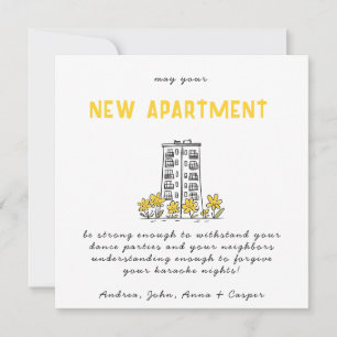 MINIMALIST  Congrats On Your New Apartment Holiday Card